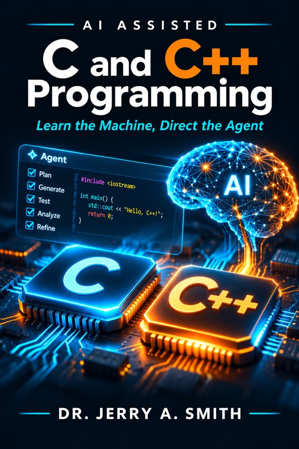 Cover of AI Assisted C and C++ Programming by Dr. Jerry A. Smith